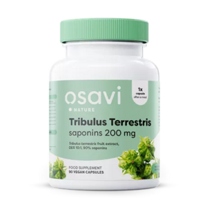 Osavi Tribulus Terrestris saponins, kotvičník zemní - saponiny, 200 mg, 90 rostlinných kapslí Doplněk stravy