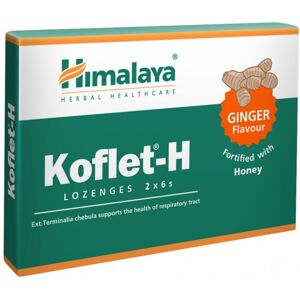 Himalaya Herbals Himalaya Koflet-H Ginger, pastilky s příchutí zázvoru, 12 pastilek Doplněk stravy