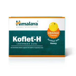 Himalaya Herbals Himalaya Koflet-H Orange, pastilky s příchutí pomeranče, 12 pastilek Doplněk stravy