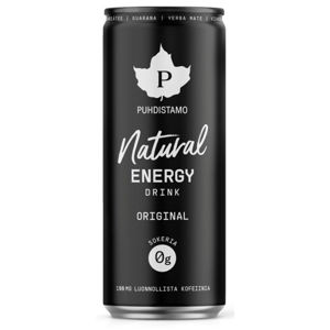 Puhdistamo Natural Energy Drink Original, Energetický drink, příchuť Original, 330 ml