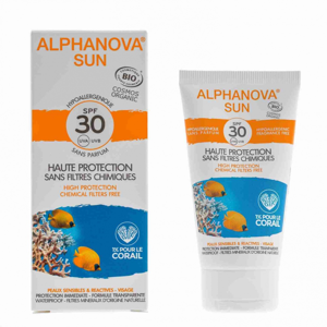Alphanova - Opalovací krém na obličej SPF 30 BIO, 50 g