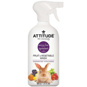 Attitude - Čistící prostředek na ovoce a zeleninu, bez vůně, 800ml
