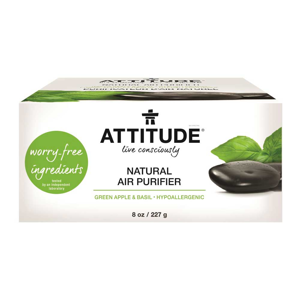 Attitude - Přírodní čistící osvěžovač vzduchu s esenciálními oleji s vůní zeleného jablka a bazalky, 227g