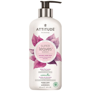 Attitude - Přírodní mýdlo na ruce - Super leaves s detoxikačním účinkem - čajové listy, 473 ml
