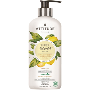 Attitude - Přírodní mýdlo na ruce - Super leaves s detoxikačním účinkem - citrusové listy, 473ml