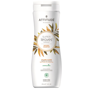 Attitude - Přírodní šampon s detoxikačním účinkem - lesk a objem pro jemné vlasy, 473 ml