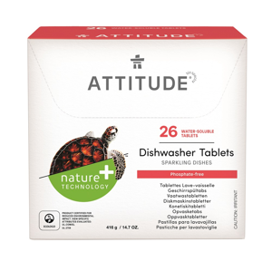 Attitude - Tablety do myčky bez fosfátů, 26 dávek