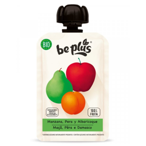 Be Plus - BIO kapsička jablko, hruška a meruňka, 100 g