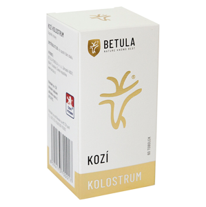 Betula - Kozí kolostrum (colostrum), 250 mg, 60 kapslí