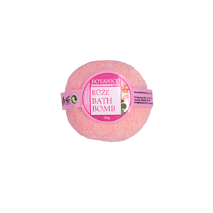 BOTANICO - bath bombs (šumivá koupelová koule), 50g - růže růžová