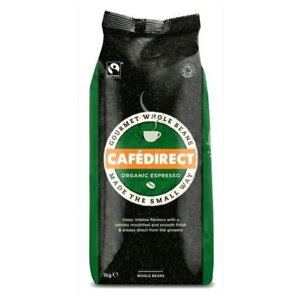 Cafédirect - Espresso zrnková káva, 1kg