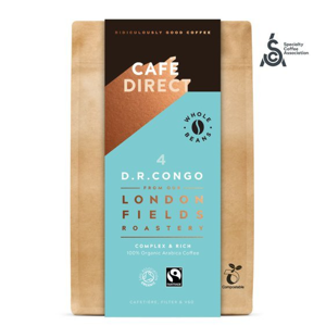 Cafédirect - BIO zrnková káva Congo SCA 84 s tóny medu a hořké čokolády 200g *CZ-BIO-001 certifikát