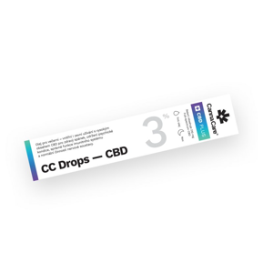 CannaCare Kapky CC Drops s CBD 3%, 7 ml