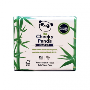 Cheeky Panda cestovní balení toaletního papíru 150 útržků