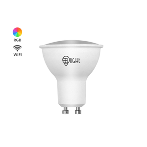 Chytrá žárovka Blight LED, závit GU10, 5,5 W, WiFi, APP, stmívatelná, barevná