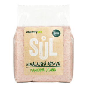 CountryLife Himalájská sůl růžová jemná 1 kg