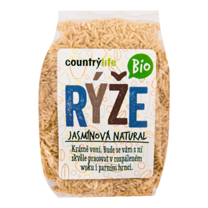 CountryLife - Rýže jasmínová natural BIO, 500g *CZ-BIO-001 certifikát