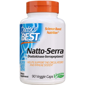 Doctor's Best Natto-Serra, 90 rostlinných kapslí