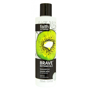 Faith In Nature BRAVE Přírodní šampon - Kiwi/Limeta pro větší lesk, 250ml