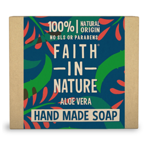 Faith in Nature - Rostlinné tuhé mýdlo s pravým Aloe Vera, 100g