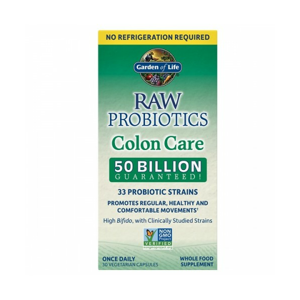 Garden of life RAW Probiotika - péče o tlusté střevo, 50 mld. CFU, 33 probiotických kmenů, 30 rostlinných kapslí