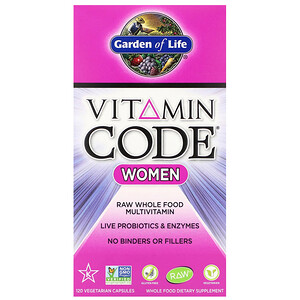 Garden of life Vitamin Code Women (multivitamin pro ženy) - 120 rostlinných kapslí
