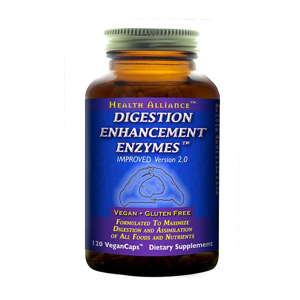 HealthForce Digestion Enhancement Enzymes, Enzymy posilující trávení, 120 kapslí