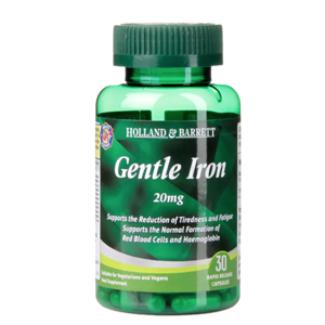 Holland & Barrett Gentle Iron (železo), 20 mg, 30 kapslí