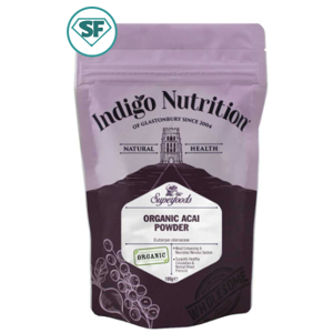 Indigo Herbs Acai Powder (100% čistý), 100 g GB-ORG-04 certifikát