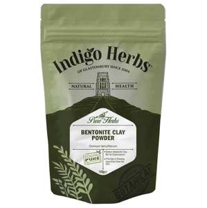 Indigo Herbs Bentonitový jílový prášek (čistý), 150 g