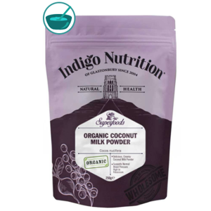 Indigo Herbs Organic Coconut Milk Powder, kokosové mléko v prášku, 250 g