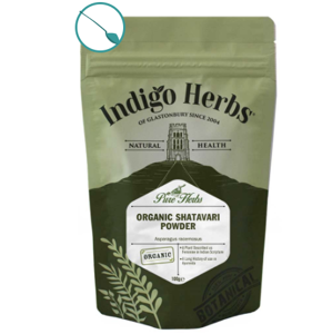 Indigo Herbs Organic Organic Shatavari Powder (Asparagus racemosus), prášek z chřestu,100 g