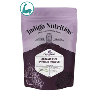 Indigo Herbs Organic Rice Protein Powder, Organický Rýžový Protein, 500g GB-ORG-04 certifikát, Expirace 4/2021