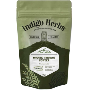 Indigo Herbs Organic Tribulus Powder v prášku, 100 g