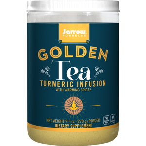 Jarrow Formulas Jarrow Golden Tea, Turmeric Infusion, Čajová Alternativa Zlatého Mléka,, 270g