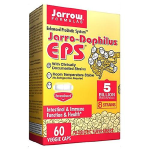Jarrow Formulas Jarrow Jarro-Dophilus EPS, 5 miliard, 8 probiotických kmenů, 60 rostlinných kapslí Expirace 8/2021