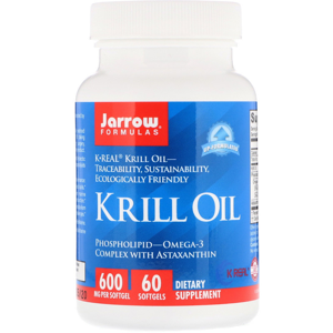 Jarrow Formulas Jarrow Krill Oil, 600 mg, 60 softgelových kapslí