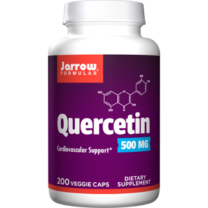 Jarrow Formulas Jarrow Quercetin, Kvercetin, 500 mg, 200 rostlinných kapslí