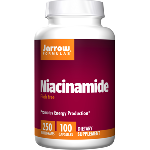 Jarrow Formulas Niacinamide Vitamín B3, 250 mg, 100 kapslí