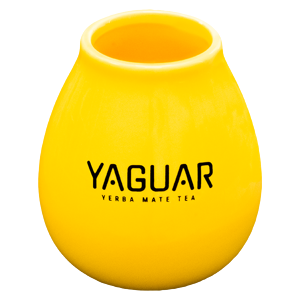 Kalabasa keramická Yaguar - žlutá