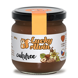 LuckyAlvin CUKRFREE - lískooříškové máslo 200g