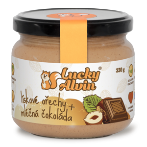 LuckyAlvin - Lískové ořechy + mléčná čokoláda 330g