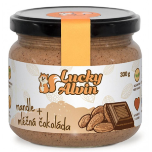LuckyAlvin - Mandle + Mléčná čokoláda 40g
