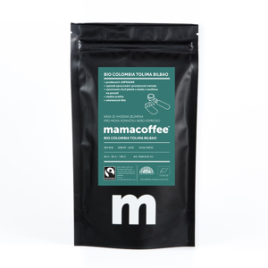 Mamacoffee - Bio Colombia Tolima Bilbao ASPRASAR, 100g Druh mletí: Mletá *CZ-BIO-001 certifikát