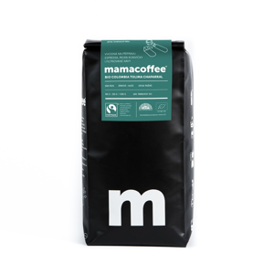 Mamacoffee - Bio Colombia Tolima Chaparral, 1000g Druh mletí: Mletá