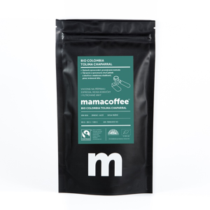 Mamacoffee - Bio Colombia Tolima Chaparral, 100g Druh mletí: Mletá *cz-bio-002 certifikát