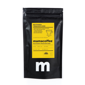 Mamacoffee - BIO Ethiopia Yirgacheffe Koke, 250g Druh mletí: Zrno *CZ-BIO-001 certifikát