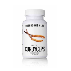 Mushrooms 4 Life Cordyceps - Certifikovaná BIO houba, 60 kapslí