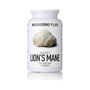 Mushrooms 4 Life Lion's Mane - Certifikovaná BIO houba, 60 kapslí