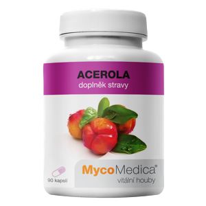 MycoMedica -  Acerola v optimální koncentraci, 90 želatinových kapslí
